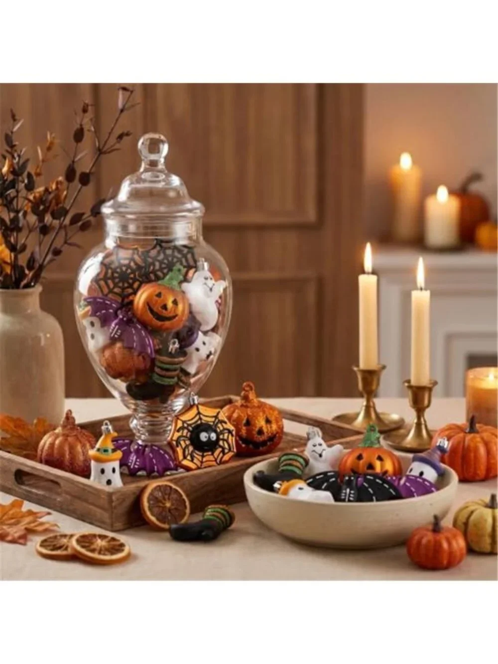 Madelyn Halloween Tree Decorations Shatterproof Ornament Indoor 12ct